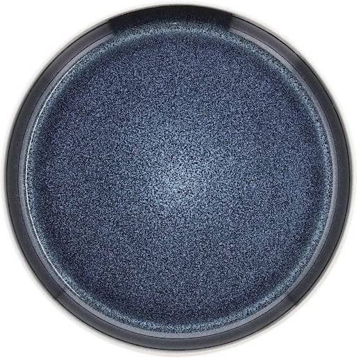 Bitz Kameninový dezertní talíř 21 cm White/Dark Blue 