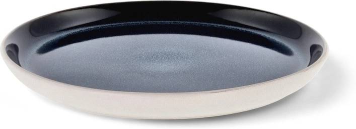 Bitz Kameninový dezertní talíř 21 cm White/Dark Blue 