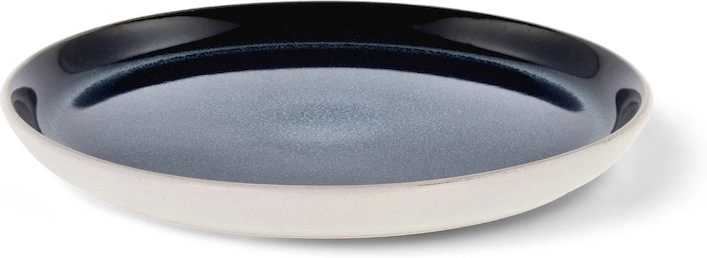 Bitz Kameninový dezertní talíř 21 cm White/Dark Blue 