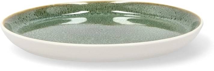 Bitz Kameninový dezertní talíř 21 cm White/Green