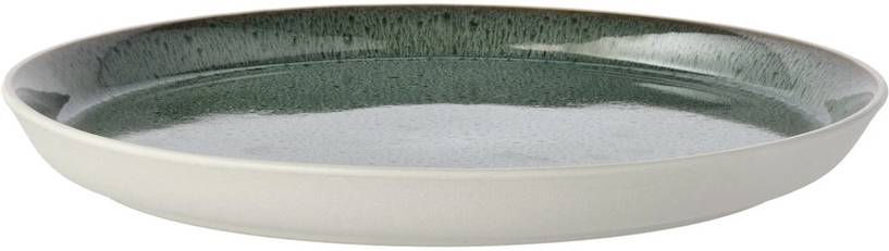 Bitz Kameninový mělký talíř 27 cm White/Green