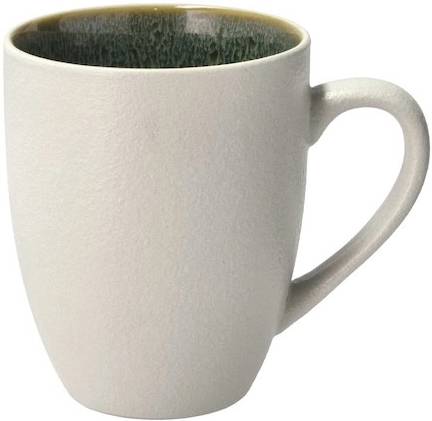 Bitz Kameninový hrnek s ouškem 30 cl  White/Green