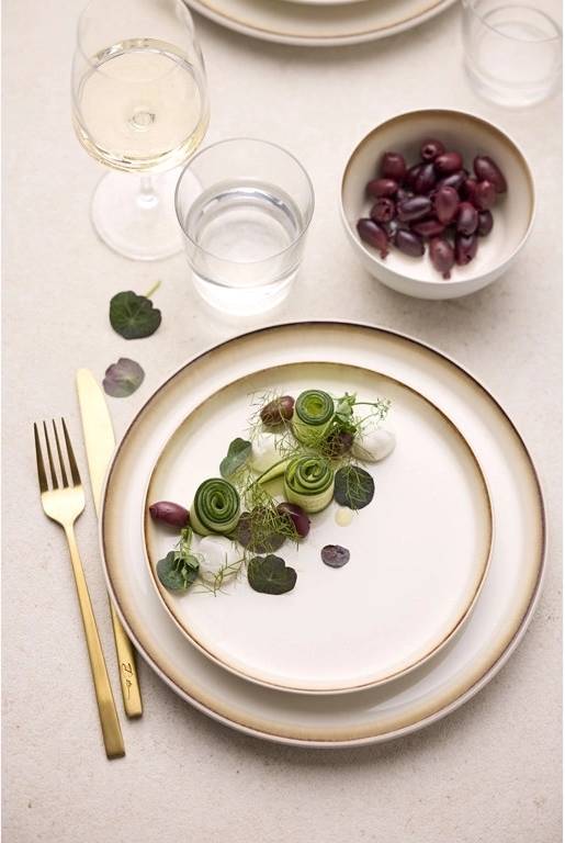 Bitz Kameninová miska 400 ml  White/Cream