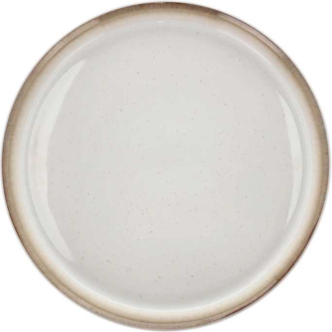 Bitz Kameninový mělký talíř 27 cm White/Cream