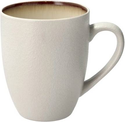 Bitz Kameninový hrnek s ouškem 30 cl White/Cream