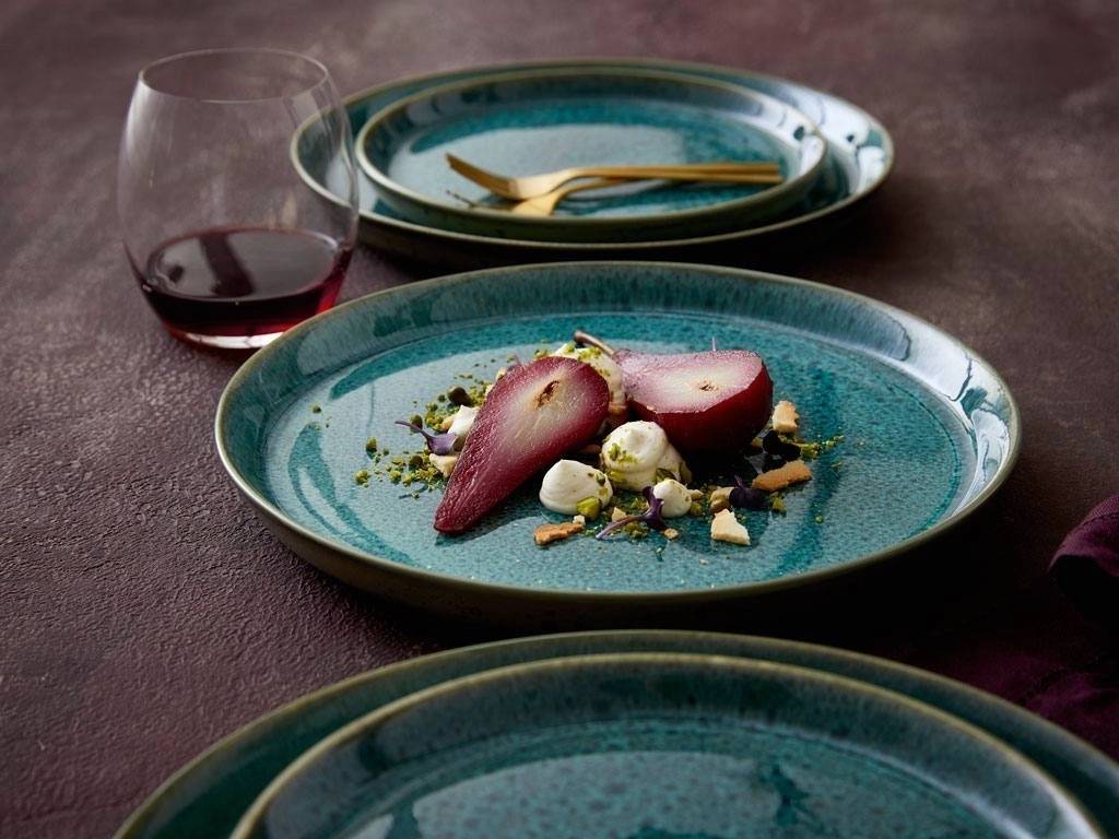 Bitz Kameninový dezertní talíř 21 cm Green/Green