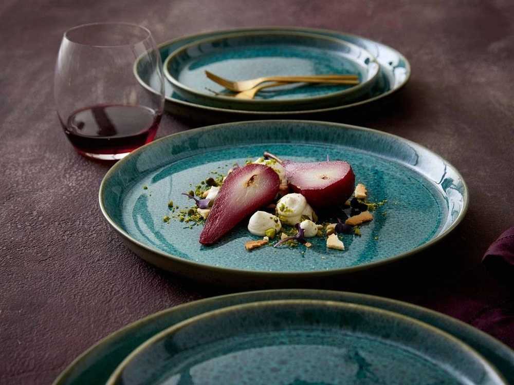 Bitz Kameninový dezertní talíř 21 cm Green/Green