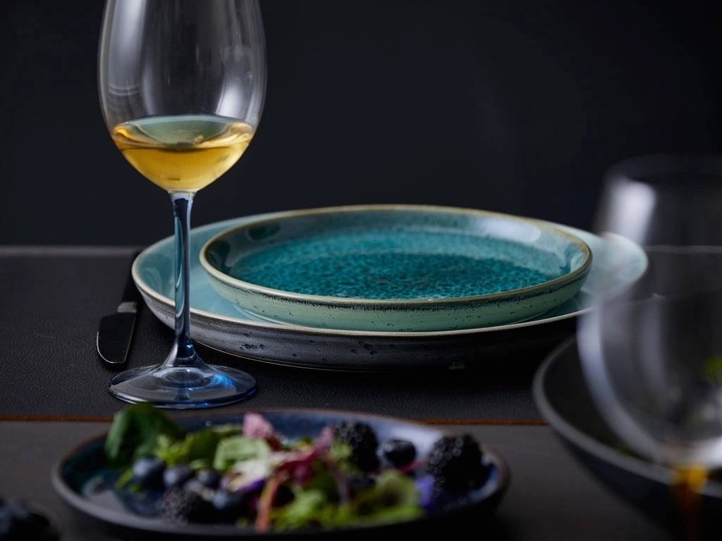 Bitz Kameninový dezertní talíř 21 cm Green/Green