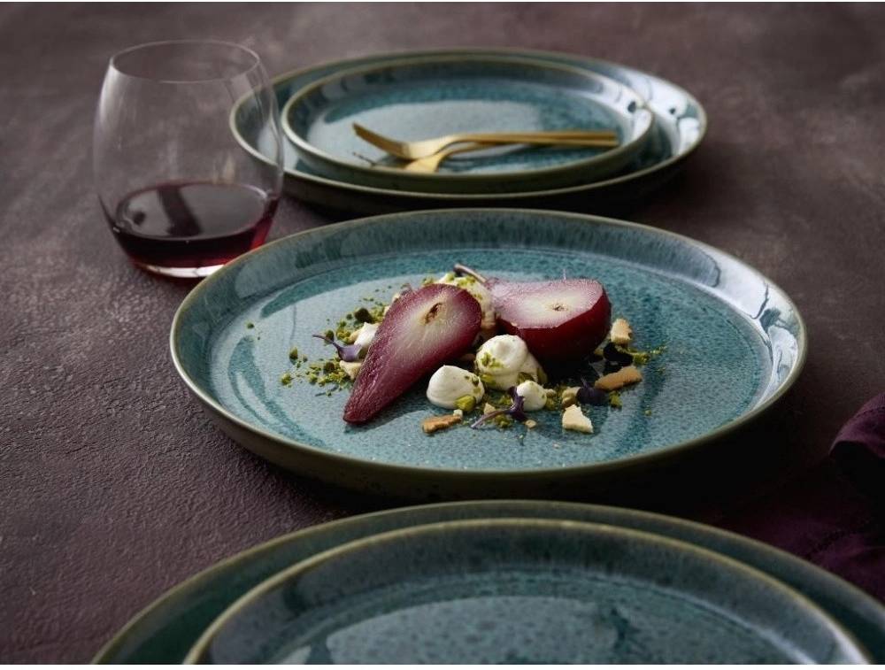 Bitz Kameninový dezertní talíř 21 cm Green/Green