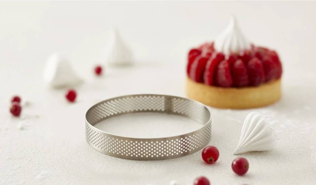 Blomsterbergs Nerezový prsten na tartaletky 8cm