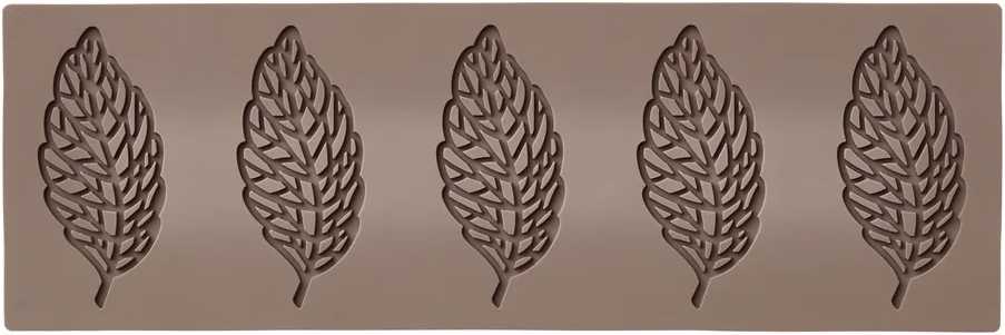 Blomsterbergs Silikonová forma na ozdoby čokoládové Lístky Latte