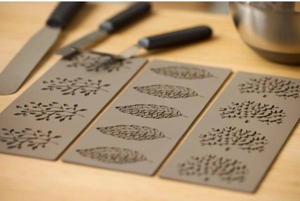 Blomsterbergs Silikonová forma na ozdoby čokoládové Větve Latte