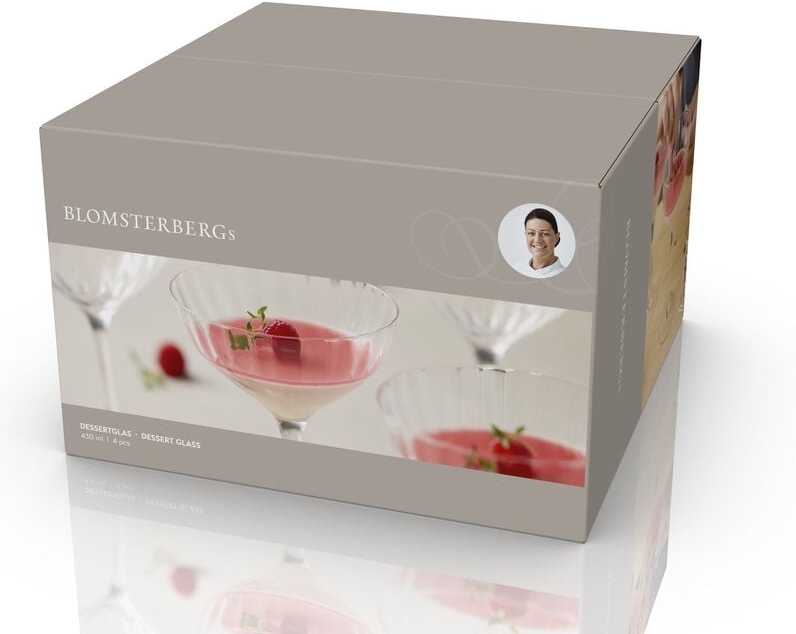Blomsterbergs Sklenice na dezerty 430ml (4ks)