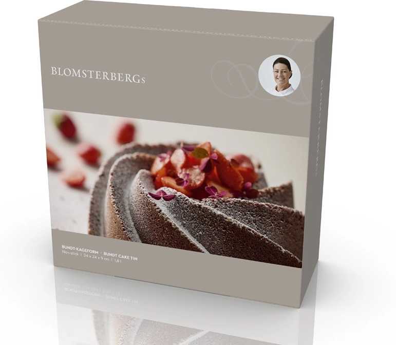 Blomsterbergs Forma na bábovku 24x9cm Rose gold