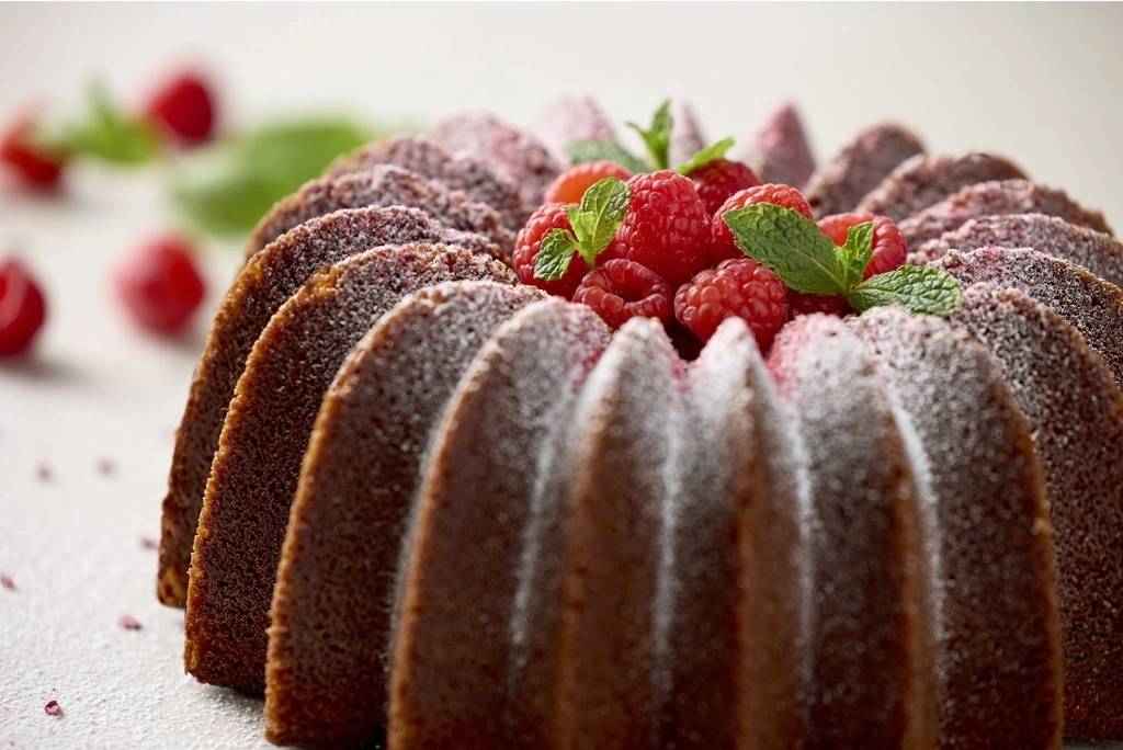 Blomsterbergs Bundt pan Swirl 24 x 10 cm Rose gold