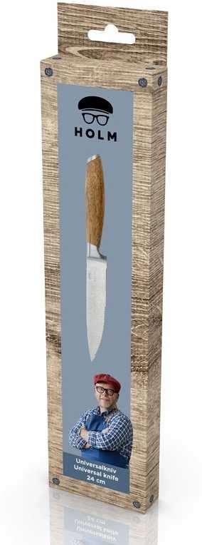 Holm Kuchyňský nůž 24 cm Nerez/Akáciové dřevo