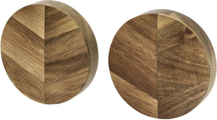 Holm Magnetický držák na nože 2ks Akáciové dřevo