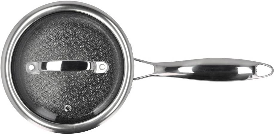 Holm Sada 3 vrstvých hrnců s pokličkami 6ks Nerez