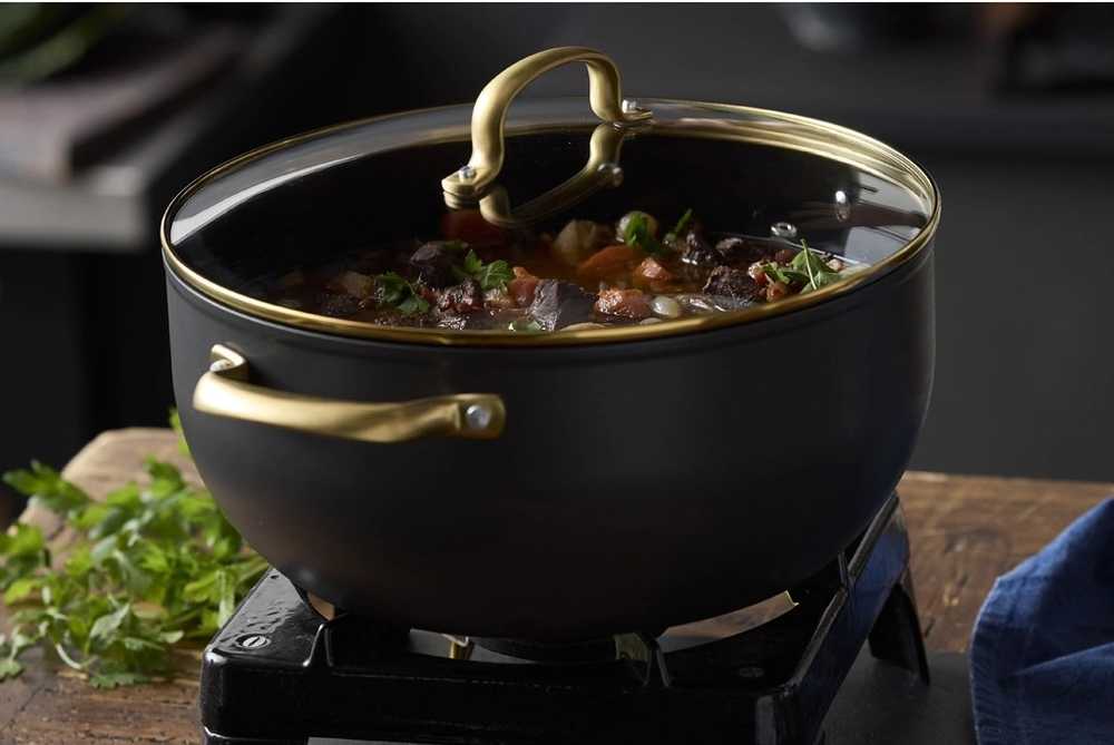 Holm Kastrol Brasserie 8 l černý