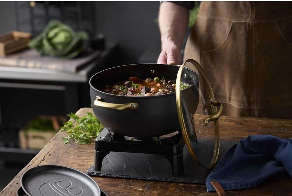 Holm Kastrol Brasserie 8 l černý