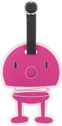 Hoptimist jmenovka na zavazadlo Pink