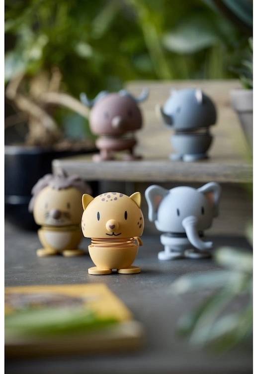 Hoptimist Figurka Hoptimist Leopard S Soft Yellow