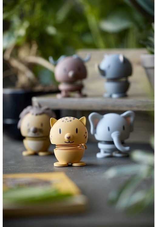 Hoptimist Figurka Hoptimist Leopard S Soft Yellow