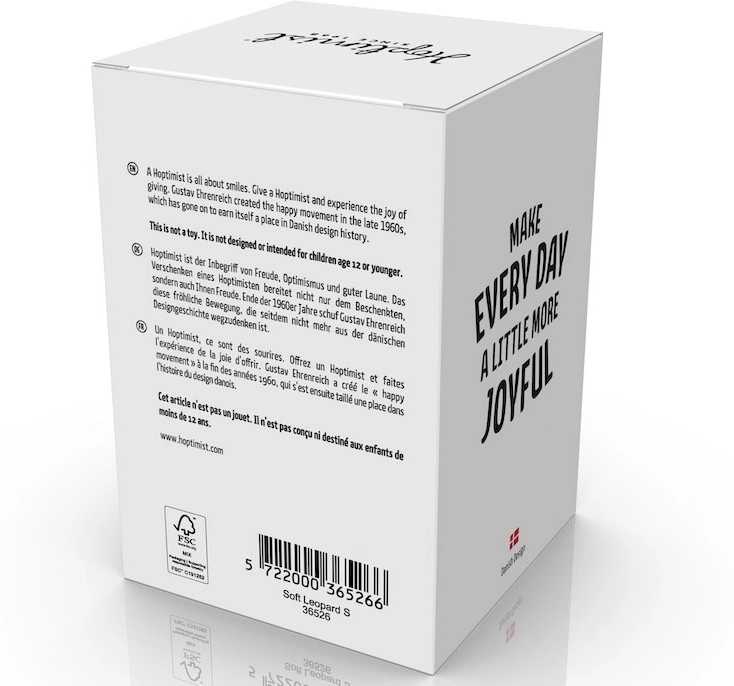 Hoptimist Figurka Hoptimist Leopard S Soft Yellow