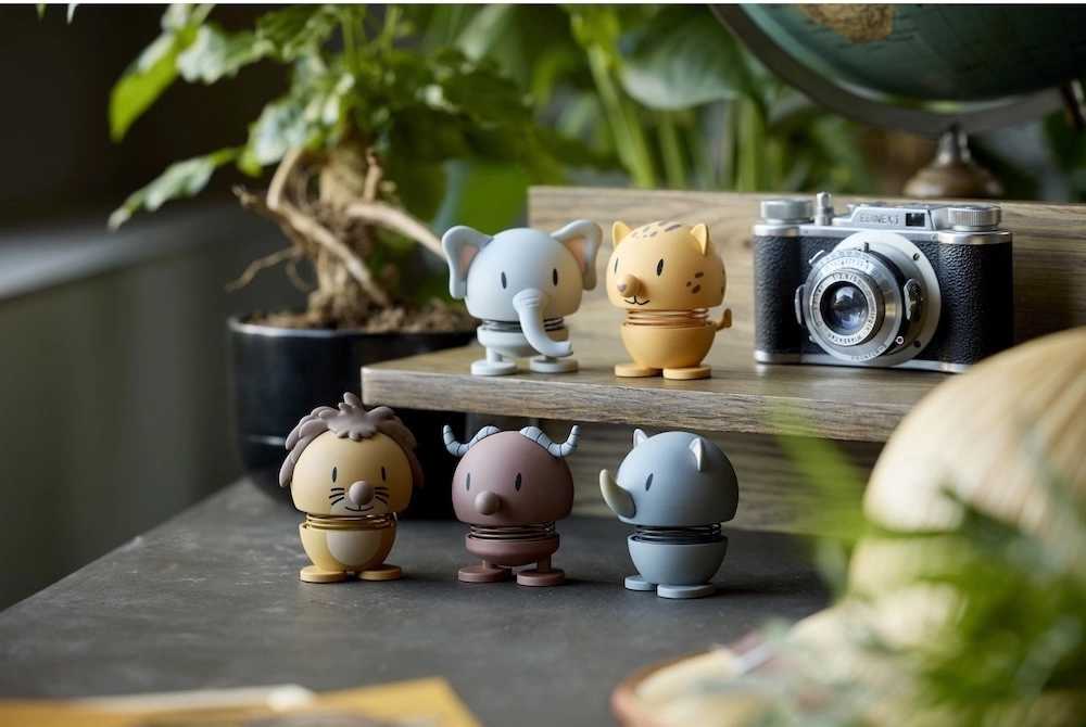 Hoptimist Figurka Hoptimist Nosorožec Soft S Grey