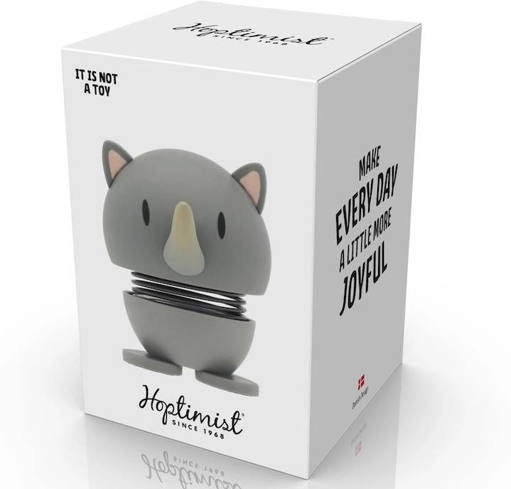 Hoptimist Figurka Hoptimist Nosorožec Soft S Grey