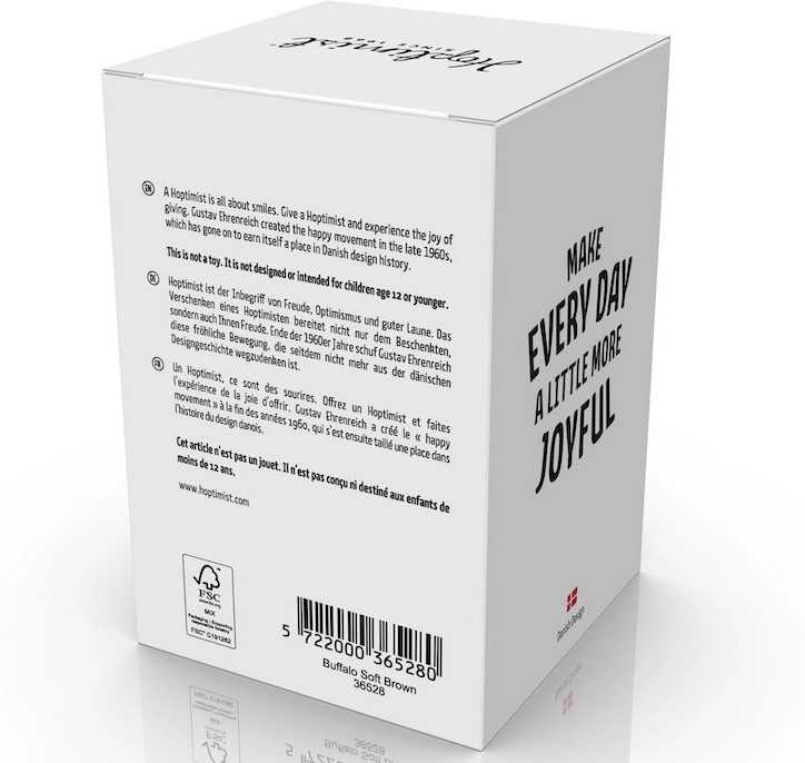 Hoptimist Figurka Hoptimist Buvol Soft S Brown