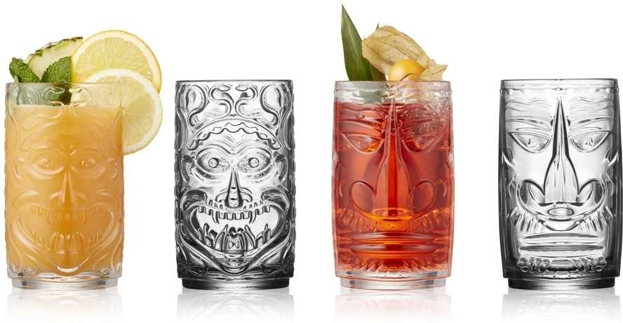 Lyngby Glas Koktejlové sklenice Tiki 45 cl (4 ks)
