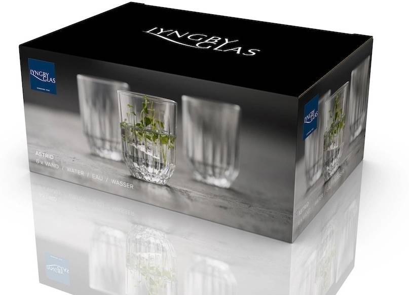 Lyngby Glas Sklenice na vodu Astrid 25 cl (6 ks)
