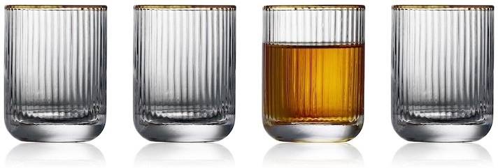 Lyngby Glas Sklenice na panáka Palermo Gold 6cl (6 ks)