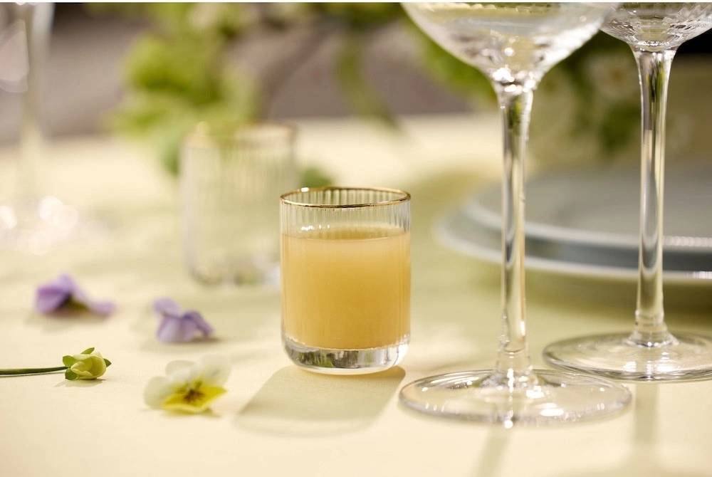 Lyngby Glas Sklenice na panáka Palermo Gold 6cl (6 ks)