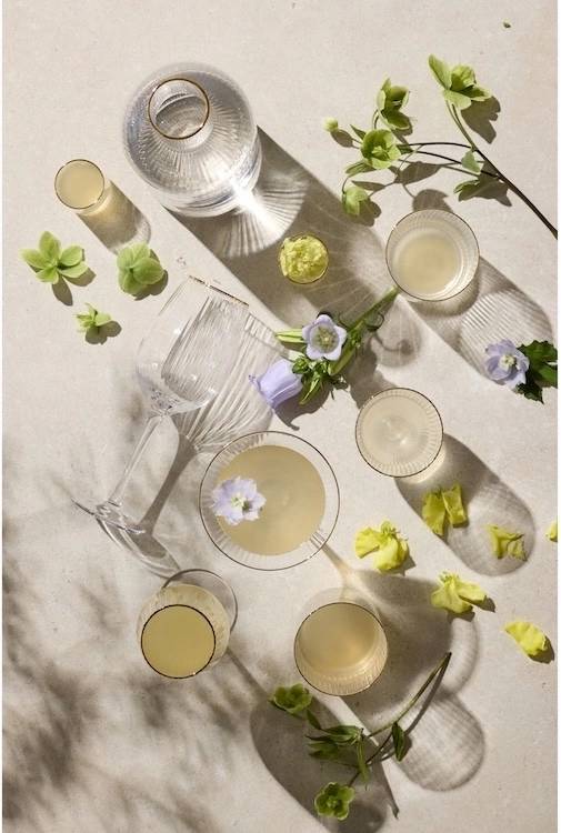 Lyngby Glas Sklenice na panáka Palermo Gold 6cl (6 ks)