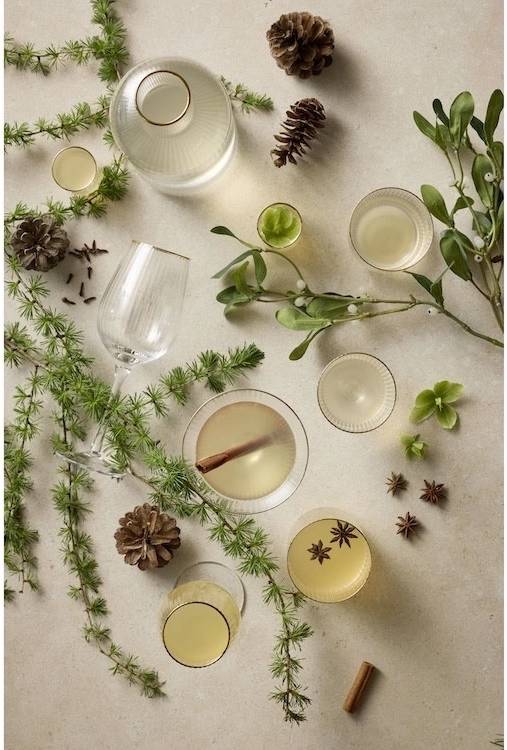 Lyngby Glas Sklenice na panáka Palermo Gold 6cl (6 ks)