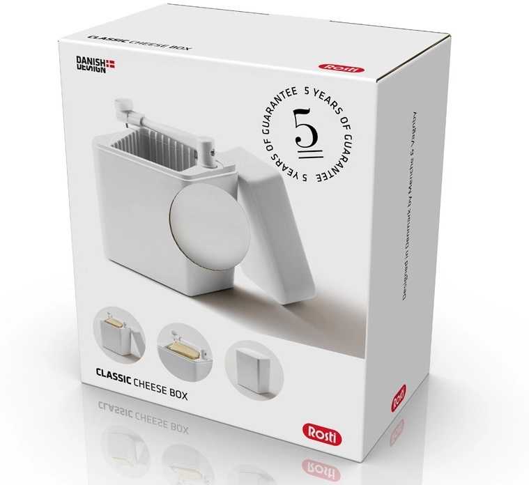 Rosti Box na skladování a krájení sýra Classic White