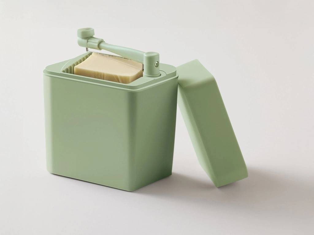 Rosti Box na skladování a krájení sýra Classic Místy Green