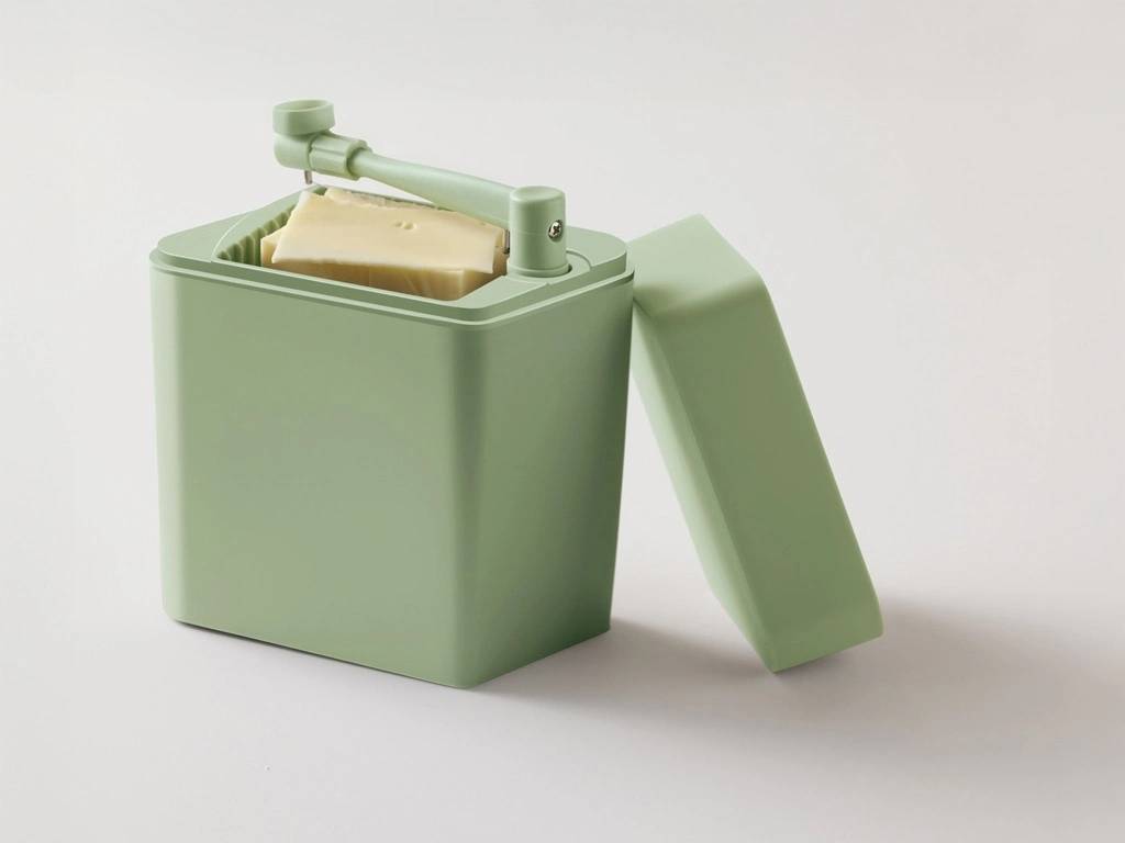 Rosti Box na skladování a krájení sýra Classic Místy Green