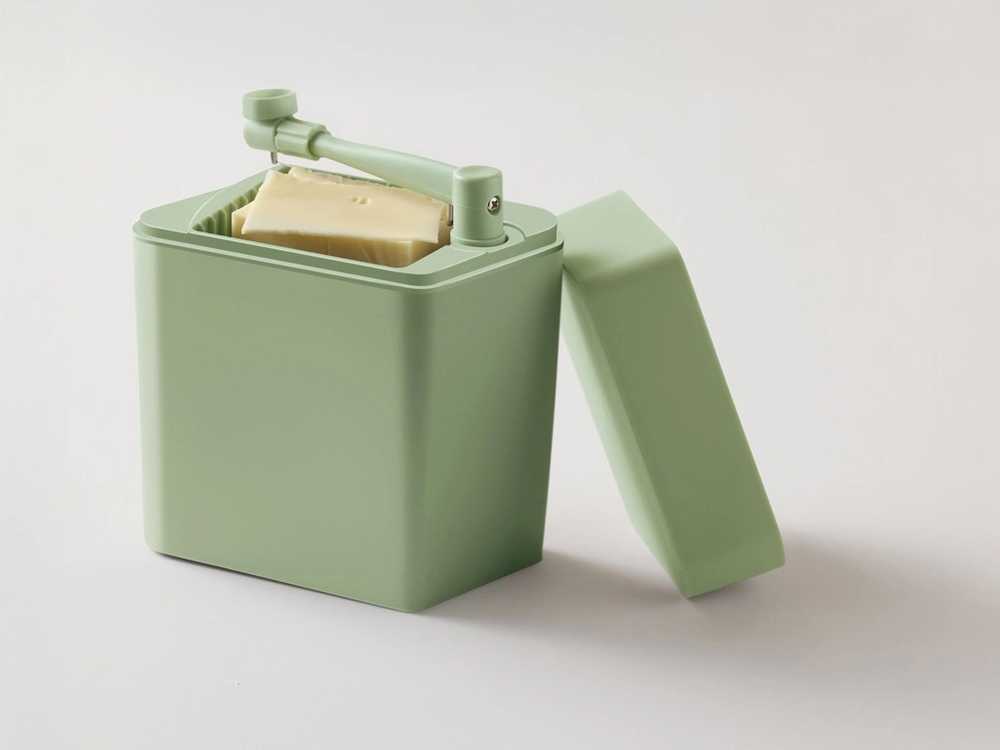 Rosti Box na skladování a krájení sýra Classic Místy Green