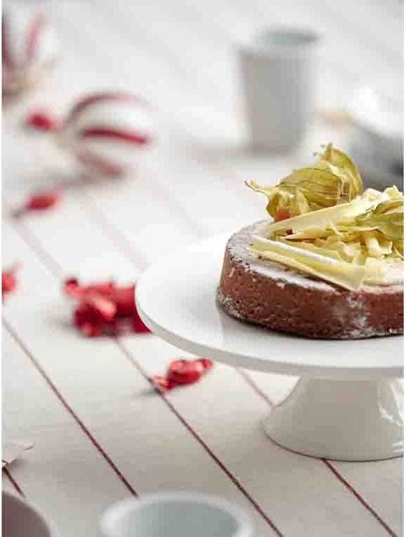 Södahl Kuchyňský ubrus 140x220 Line Offwhite/Red