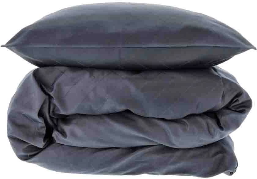 Södahl Bavlněné povlečení 140x200 Tiles Ink Blue