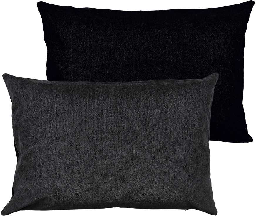Södahl Povlak na polštář 40x60 Washed Chenille Black