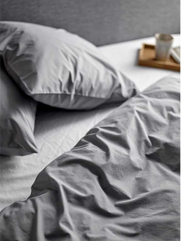 Södahl Bavlněné povlečení 140x200 Stone Grey