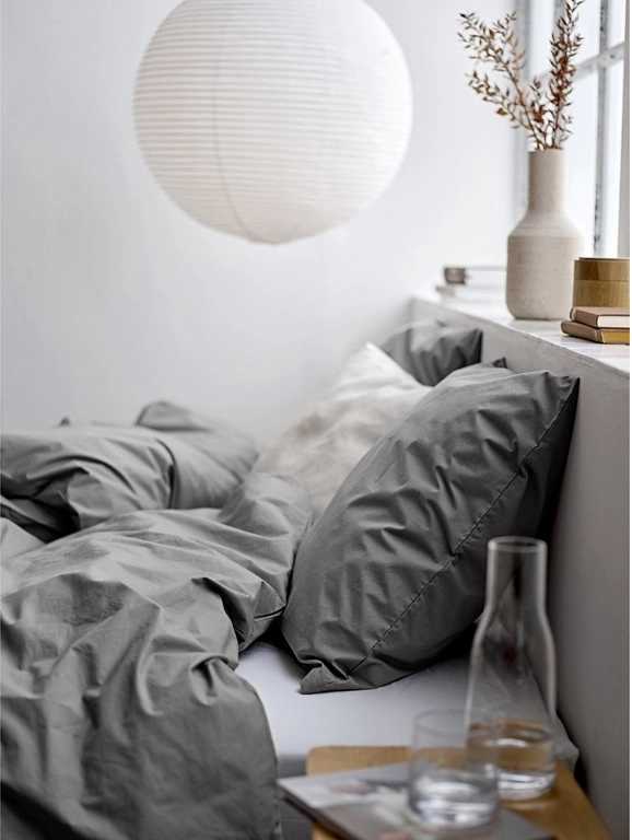 Södahl Bavlněné povlečení 140x200 Stone Grey