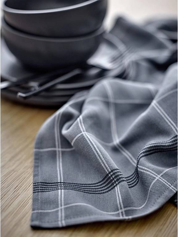 Södahl Kuchyňská utěrka 50x70 Minimal Stone Grey