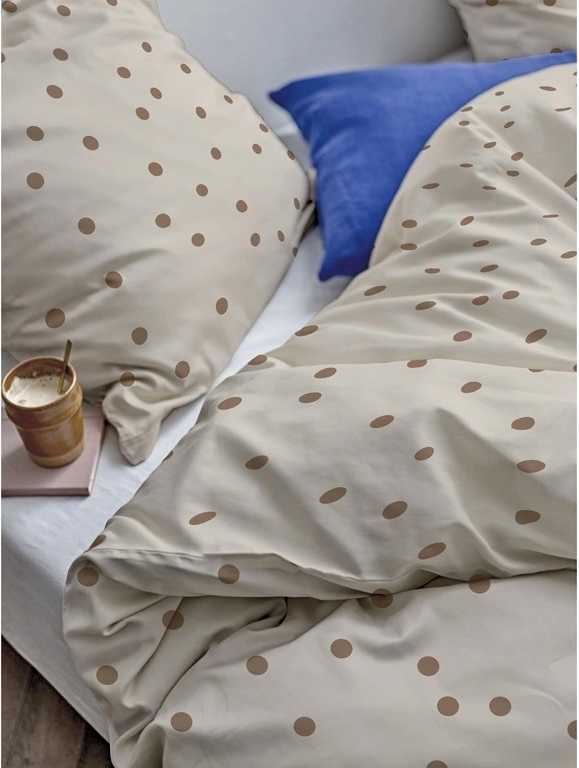 Södahl Bavlněné povlečení 140x200 Solaris Warm Taupe