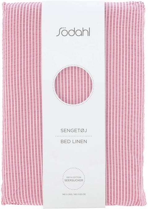 Södahl Bavlněné povlečení 140x200 Cheerful Pink