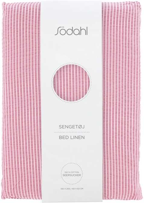 Södahl Bavlněné povlečení 140x200 Cheerful Pink